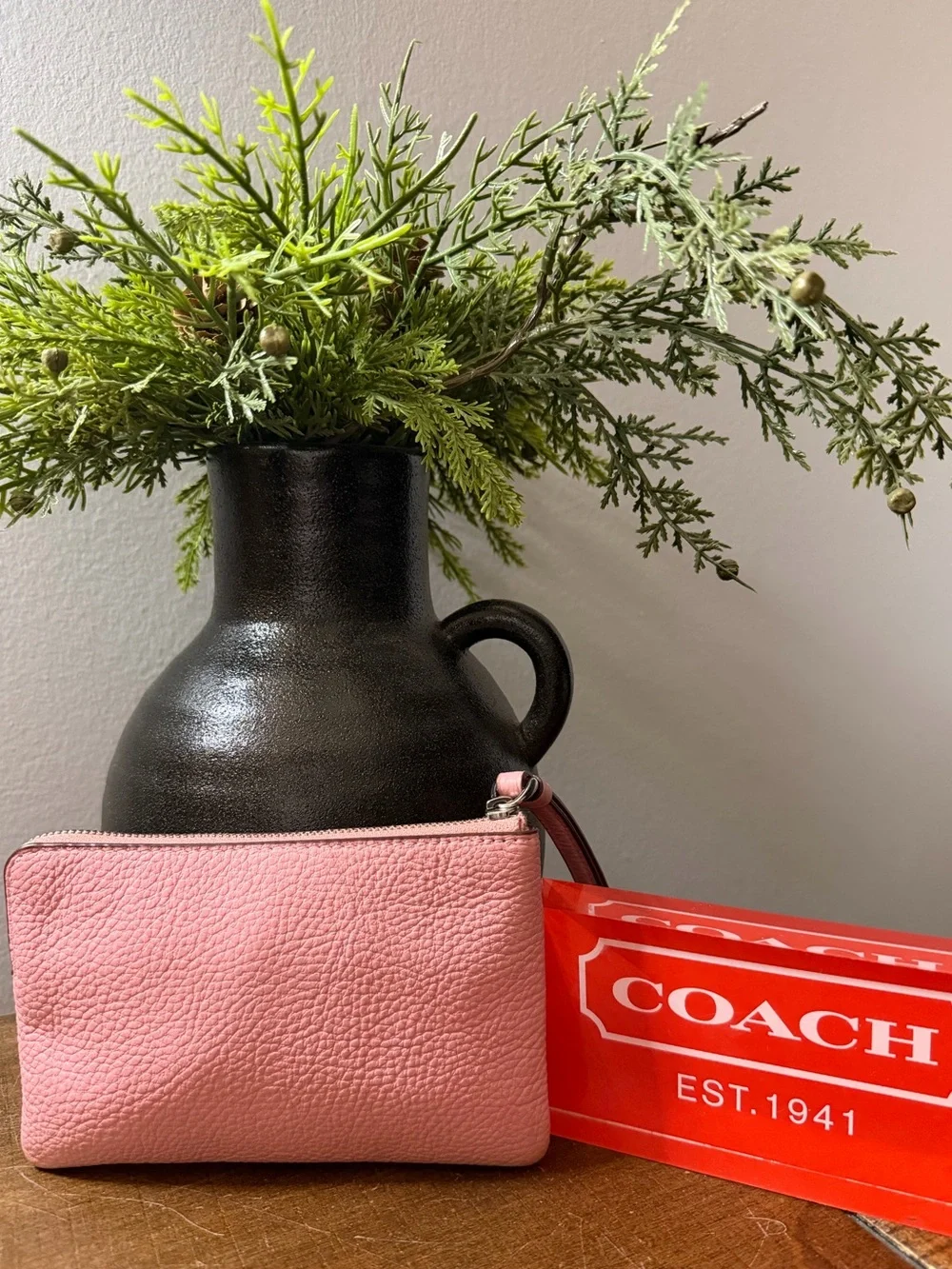 Coach Pink Sundae Wristlet